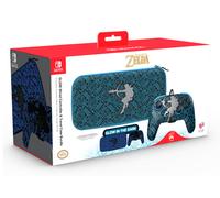 PDP Ensemble avec manette REMATCH GLOW et étui de voyage GLOW : Sheikah Shoot, Pour Nintendo Switch, Nintendo Switch Lite et Nintendo Switch - Modèle OLED