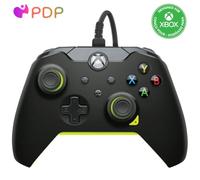 Pdp Filaire Manette Electric Noir Pour Xbox Series X S Gamepad Filaire Video Game Manette Gaming Manette Xbox One Licence Officiel Xbox Series X