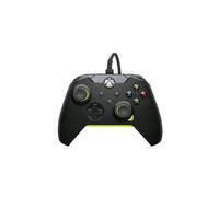 Pdp Filaire Manette Electric Noir Pour Xbox Series X S Gamepad Filaire Video Game Manette Gaming Manette Xbox One Licence Officiel Xbox Series X