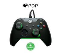Pdp Filaire Manette Neon Noir pour Xbox Series X|S, Gamepad, Filaire Video Game Manette, Gaming Manette, Xbox One, Licence Officiel - Xbox Series X