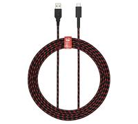 PDP Câble de charge gaming – 8 Feet USB-C – Noir/Rouge – Nintendo Switch