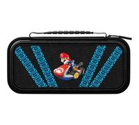 PDP Gaming Étui de Voyage Rigide Plus pour Nintendo Switch, Switch Lite et OLED - Poches pour Accessoires - Licence Officielle Super Mario - Design 3D Phosphorescent - Design Mario Kart Drift Phosphor