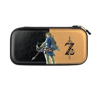 PDP Gaming Étui de Voyage Semi-Rigide Deluxe Fin pour Nintendo Switch, Switch Lite & OLED - Protection en PU - Rangement pour 14 Jeux - Licence Officielle - Design The Legend of Zelda: Breath of the W