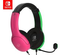 Performance Designed Products Casque gaming LVL40 pour Nintendo Switch Rose et vert