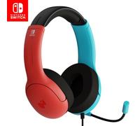 PDP LVL40 Casque Avec fil Arceau Gaming Noir, Bleu, Rouge