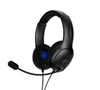 Pdp Gaming Lvl40 Stereo Casque avec Mic pour Playstation, Ps4, Ps5 - Pc, Ipad, Mac, laptop Compatible - Noise Cancelling Microphone, Lightweight, Soft Compourt On Ear Headphones, 3.5 Mm Jack - Noir