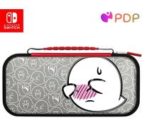 PDP Housse de protection Trave Case pour Nintendo Switch, Switch Lite et Switch OLED - Licence officielle - Gris - Motif Boo Hoo Glow qui brille dans le noir