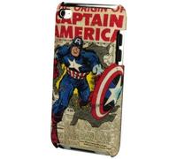 PDP - IP-1379 - COQUE RIGIDE À CLIPSER POUR IPOD TOUCH 4 - CAPTAIN AMERICA NEWSPAPER