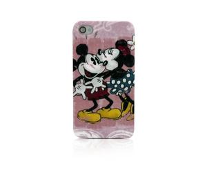 PDP IP-1434 Coque rigide à clipser pour iPhone 4/4s Mickey and Minnie in love