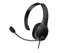 Casque Chat PDP LVL30 Gris pour PS4 - Casque Filaire Stéréo avec Microphone Flexible - Sous Licence Officielle