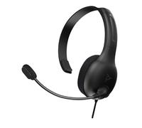 Pdp Lvl30 Filaire Casque avec Single-Sided One Ear Headphone pour Playstation, Ps4, Ps5 - Mac, Tablet Compatible - Noise-Cancelling Mic - Lightweight, Cool Compourt, Fine pour Gaming - Noir
