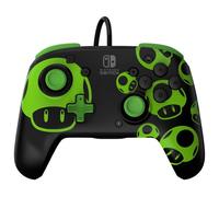 PDP Manette filaire REMATCH: 1-Up Glow in the Dark - Neuf