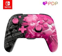 Manette filaire - PDP - Super Mario Rematch - Nintendo Switch - Câble 3 m - Glow Grand Prix Peach