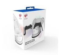 Pdp Metavolt Ps5 dual Charger Blanc pour Sony Playstation Ps5 - Ps4, Licence Officiel