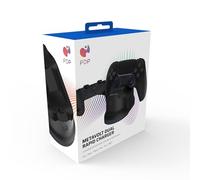 Pdp Metavolt Ps5 dual Charger Noir pour Sony Playstation Ps5 - Ps4, Licence Officiel