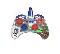 PDP Manette filaire REALMz Sonic - LED Green Hill Zone - pour Nintendo Switch (OLED) Taille unique