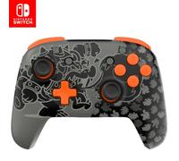 PDP REMATCH GLOW Contrôleur Nintendo Switch Pro sans fil, commandes de mouvement complètes - Licence pour Nintendo Switch. Modèle Lite et OLED, alimentation de la batterie rechargeable, brille dans le