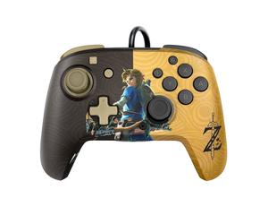 PDP REMATCH: Hyrule Hero Link Multicolore USB Manette de jeu Analogique/Numérique Nintendo Switch, Nintendo Switch OLED