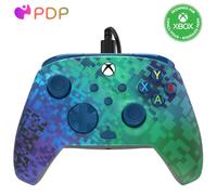 Pdp Rematch Xbox Filaire Manette Glitch Vert pour Xbox Series X|S, Xbox One, Licence Officiel