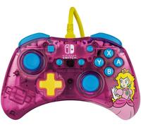PDP Manette filaire Rock Candy Princesse Peach – Compatible Nintendo Switch, OLED et Switch 2