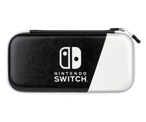 PDP Slim Deluxe: Black & White Boîtier robuste Nintendo Noir, Blanc