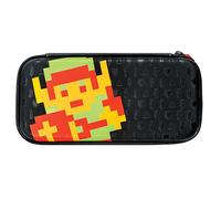PDP Slim Travel Case - Zelda Retro Edition Boîtier robuste Nintendo Noir, Vert, Rouge, Jaune