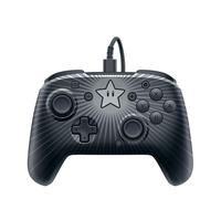 PDP Manette filaire Faceoff – Super Mario Star Edition pour Nintendo Switch et OLED – Neuve