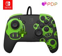 PDP Switch Rematch Wired controller 1-UP Glow in the dark Officially Licensed by