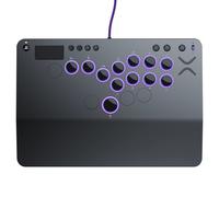 PDP Victrix Pro KO Leverless Fight Stick Gris - Fightstick USB Type-C pour PC/PS4/PS5, 16 Boutons Programmables, Touchpad, Rétroéclairage LED, 339x20x235mm