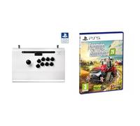 PDP Victrix Ps5 Pro Fs Blanc Fightstick + Farming Simulator 25 (PlayStation 5)