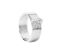 PdPaola - 32019937 - Bague Femme - Argent 925/1000 1.5, 56, Strass, Zircone cubique