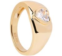 PDPAOLA Anneau BRIGHT HEART argent sterling or