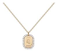 PDPaola CO01-572-U Collier femme signe du zodiaque Lion argent doré