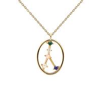 PDPAOLA - Collier Cancer - Argent Sterling 925 Plaqué Or 18 carats - Bijoux pour Femme