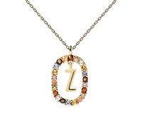 PDPAOLA - Collier Lettre Z - Argent Sterling 925 Plaqué Or 18 carats - Bijoux pour Femme