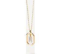 PDPAOLA Collier MINI LETTERS or 18 carats plaqué argent or