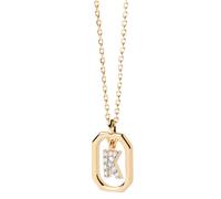 PDPAOLA Collier MINI LETTERS or 18 carats plaqué argent or