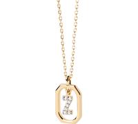 PDPAOLA Collier MINI LETTERS or 18 carats plaqué argent or