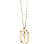 PDPAOLA Collier MINI LETTERS or 18 carats plaqué argent or
