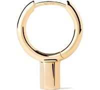 Pdpaola Detroit Essentials Boucle d'oreille simple plaquée or Pg01-271-U