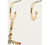 PDPAOLA Lettre L Boucles d'oreilles en or