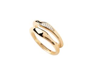 PDPAOLA Onda Boucles d'oreilles Argent AN01-C21-54 - Femme - Argent 925