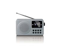 PDR-034GY - Radio portable DAB+/FM avec Bluetooth et batterie rechargeable - Gris