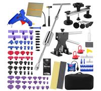 PDR TOOLS Kit de réparation de bosses de voiture, marteau à inertie en aluminium, plaque réfléchissante PDR, outil PDR pour carrosserie, dommages de grêle et élimination des bosses