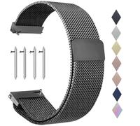 PDSQL Bracelet de montre à dégagement rapide, fermoir magnétique solide pour homme et femme - Bracelet de montre intelligente en acier inoxydable de qualité supérieure 20 mm, 22 mm, 24 mm, 14 mm, 16