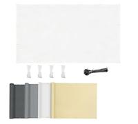 PDSYCB Cool Area Voile d'ombrage 1.5x6m Blanc Rectangulaire Imperméable Toile D'ombrage Bâche Ombrage Protection UV Solaire pour Patio Balcon Jardin Terrasse Extérieur