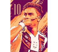 PDSYUCHEN 1000 Pièces - Affiche - Difficult Puzzle - Gifts - Football Player Dybalas Art Images - Puzzle Personnalisé Amusant pour Adultes - Tz308Kj