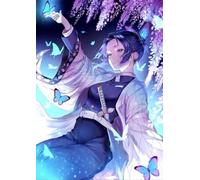 PDSYUCHEN 1000 Pièces ,Coloré Puzzles ,Demons Kochou Shinobus Classic Japanese Animes Affiche ,Jouets Personnalisés pour Enfants - Tz125Kj