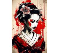 PDSYUCHEN 1000 Pièces - Images - Gifts - Irregular Puzzle - Japanese Geishas Retro Art Painting - Décoration Intérieure - Adults Jeu De Mémoire Et De Cognition - Tz355Kj