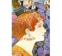PDSYUCHEN 1000 Pièces ,Irregular Puzzle ,Affiche ,Gifts ,Georgess De Feure Classic Painting ,Jouets Personnalisés pour Adultes ,Décoration Murale - Tz384Kj